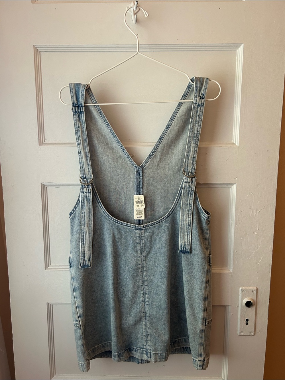 Aerie NWT Denim Skirtall Dress